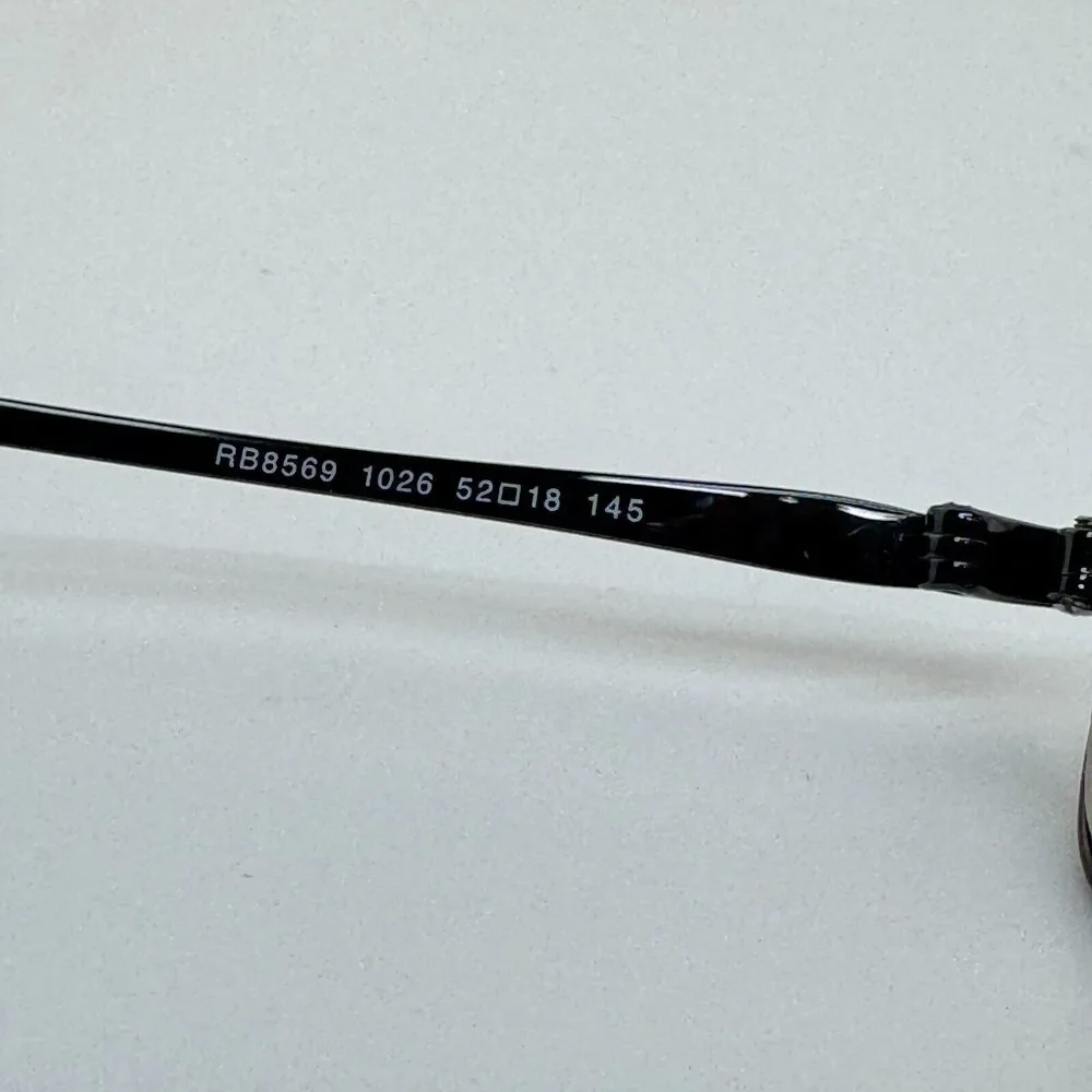 Ray-ban Rb8569 1026‎ Eyeglasses Frames Black Full Rim 52-18-145 H14164